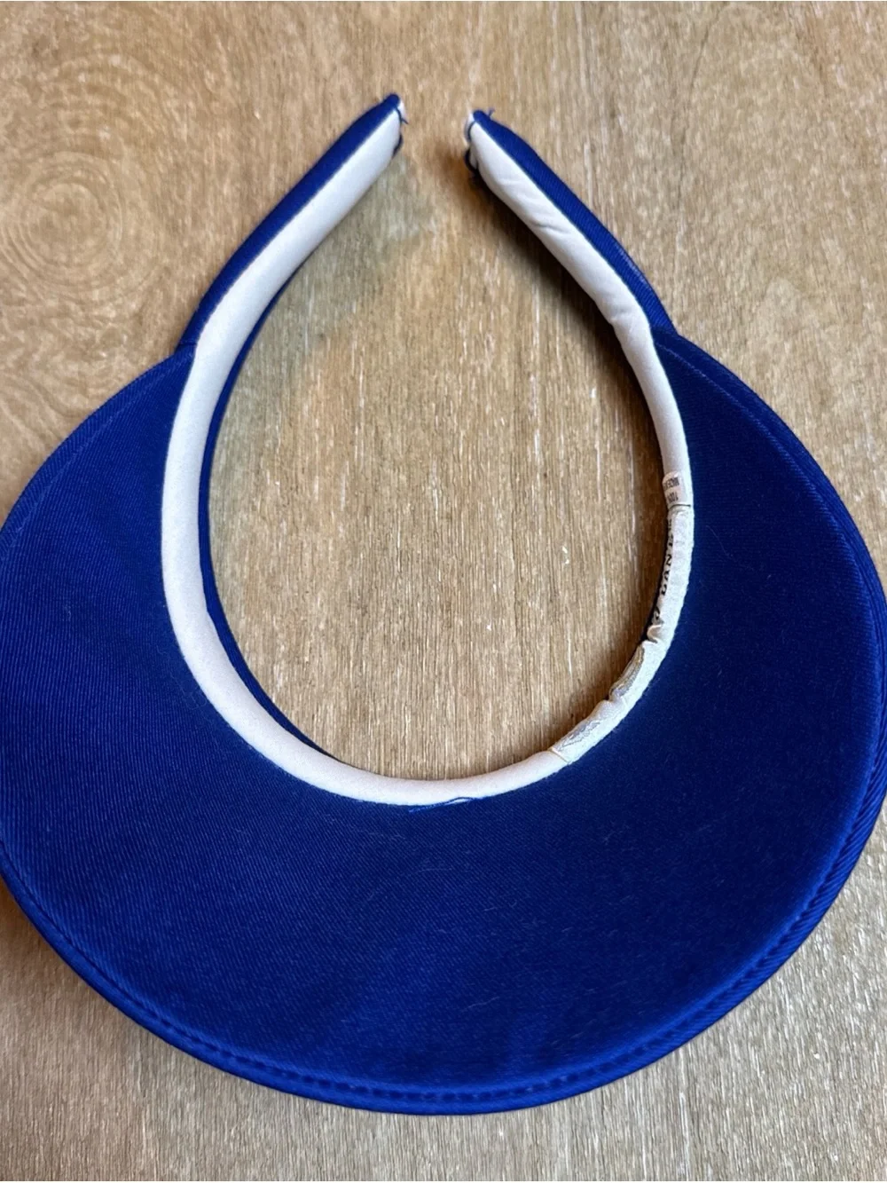 Master’s Blue Embroidered Logo Golf Visor Women’s One Size Magnolia Lane